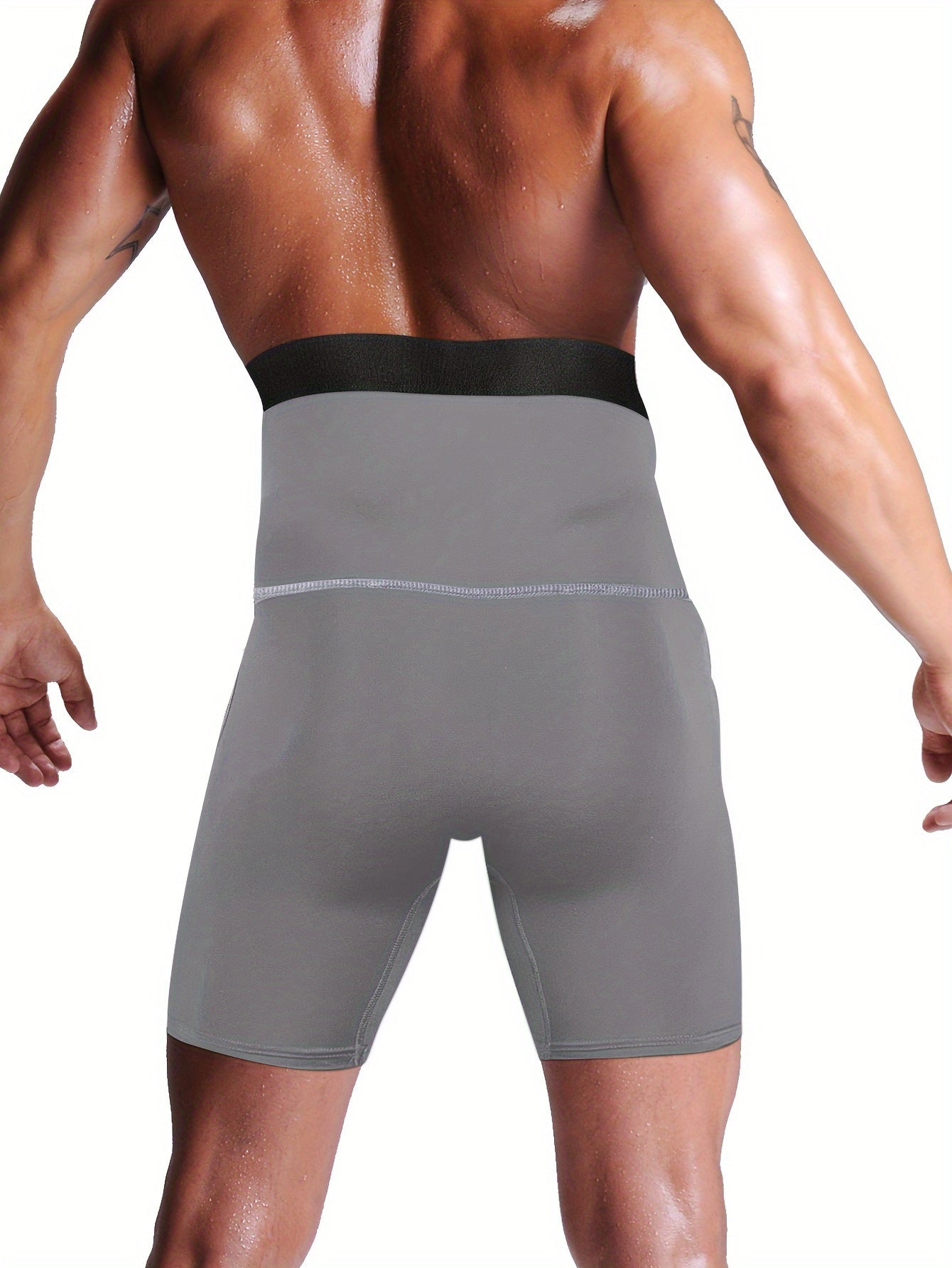 Men's Ultimate Slimming Shapewear: High Waist Tummy Control Bodysuit for a Sleek Look