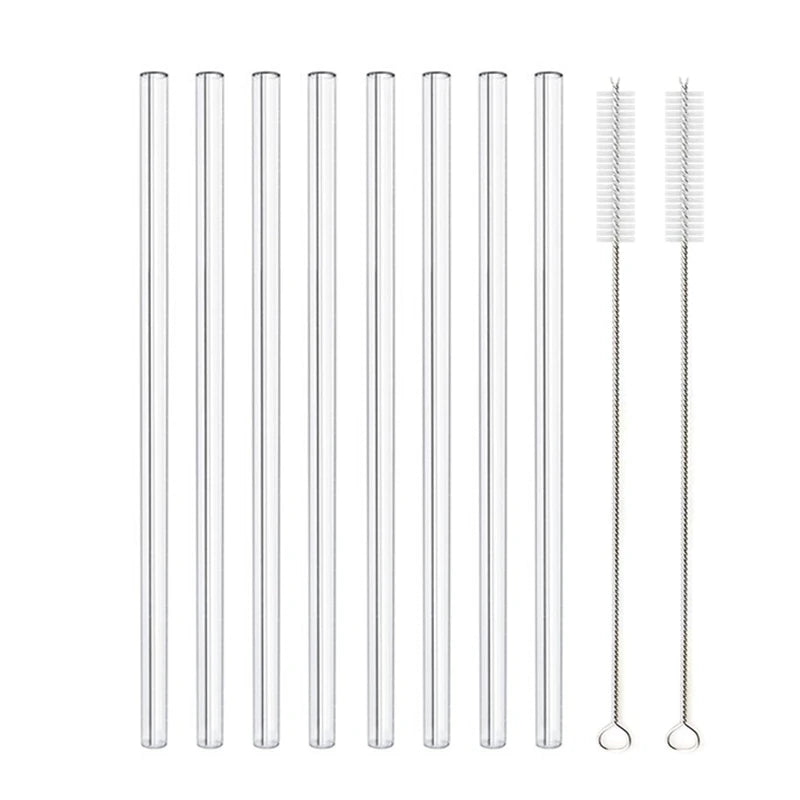 20cm Glass Smoothie Straw