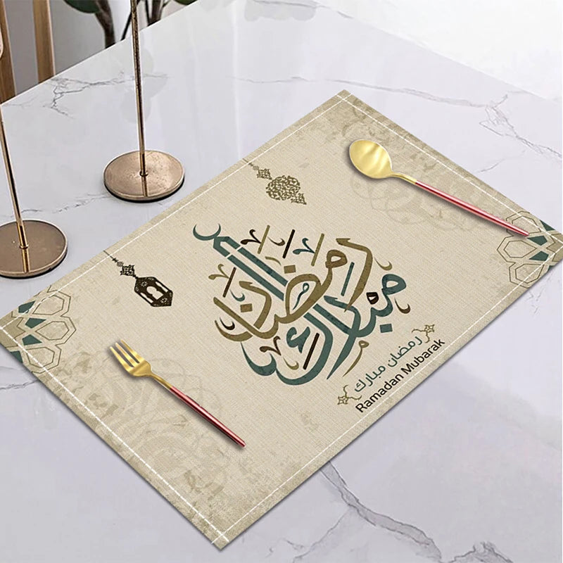 42x32cm Ramadan Linen Placemat