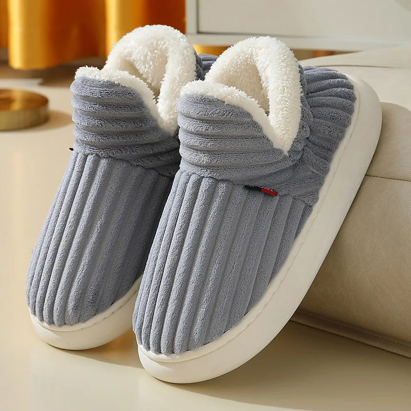 Winter Warm Plush Indoor Slippers