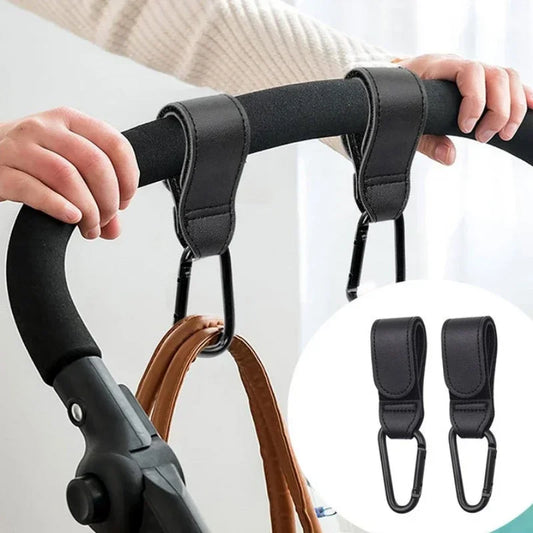 Leather Baby Bag Stroller Hook