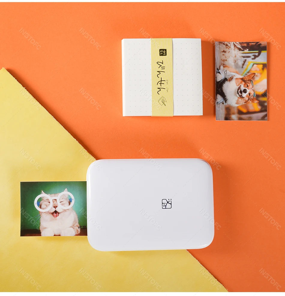 Pocket-Sized Bluetooth 2x3 Sticky-Backed Photo Printer