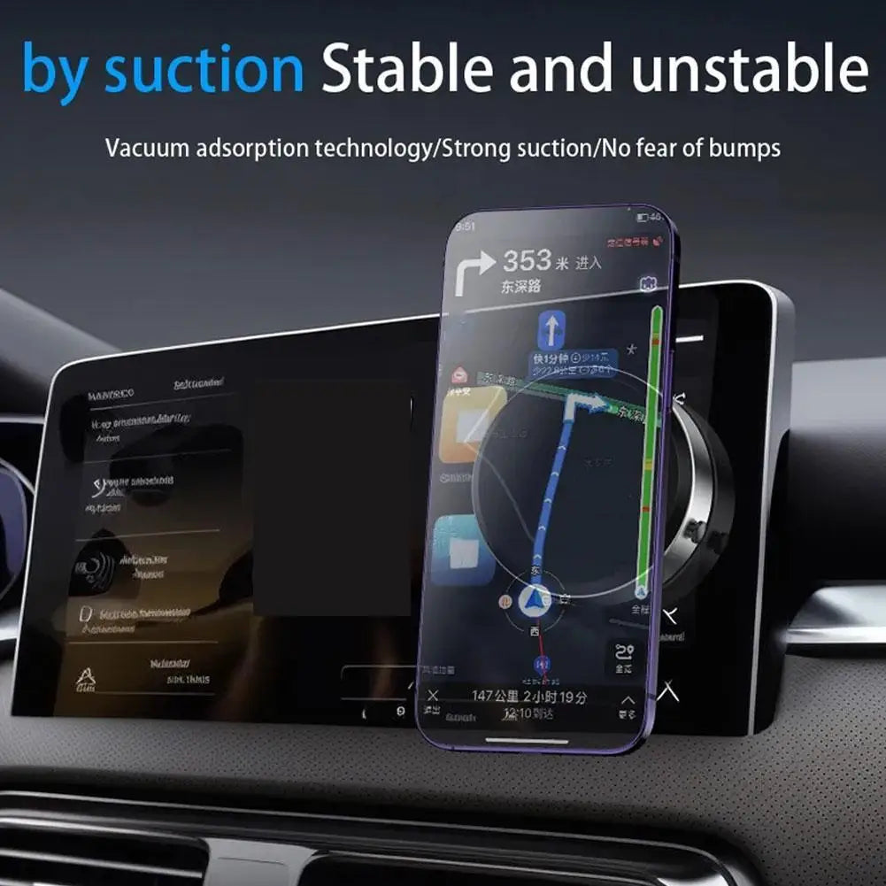 Ultra-Stable Magnetic Car Phone Mount - Perfect for Navigation & Live Streaming