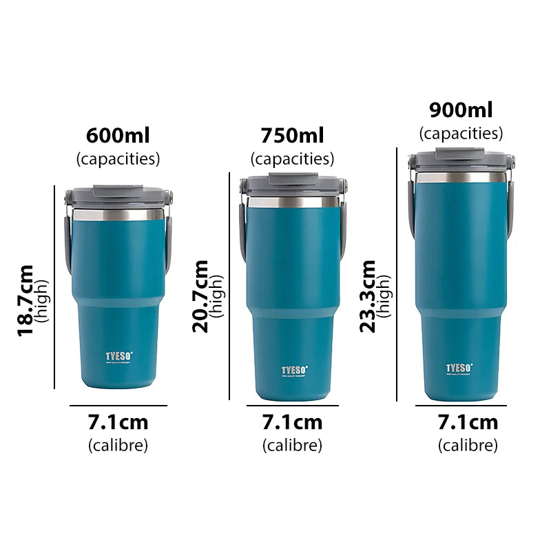 Insulated Travel Mug - Leakproof & Stainless Steel