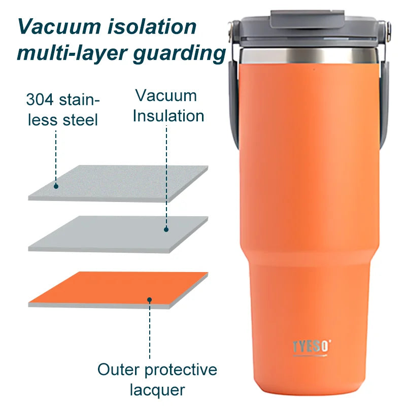 Insulated Travel Mug - Leakproof & Stainless Steel