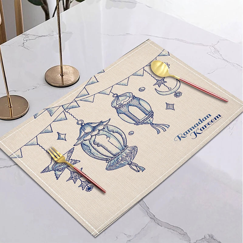 42x32cm Ramadan Linen Placemat