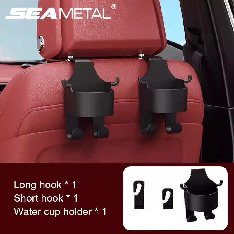 Multi-Function Car Seat Organizer with Cup Holder