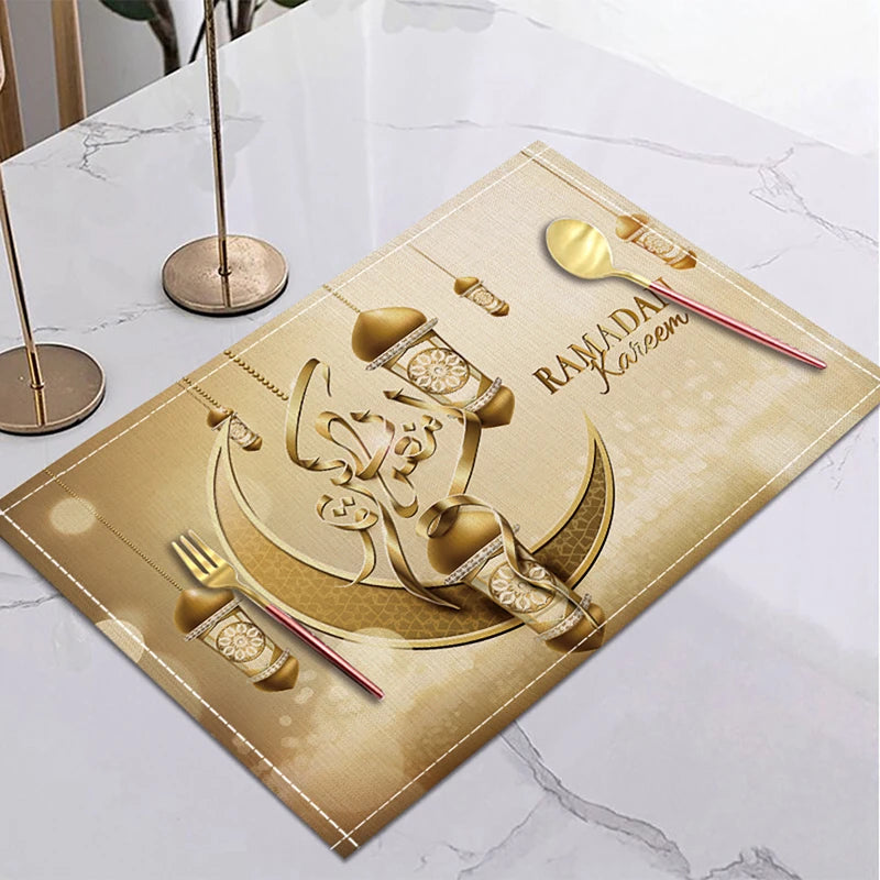 42x32cm Ramadan Linen Placemat