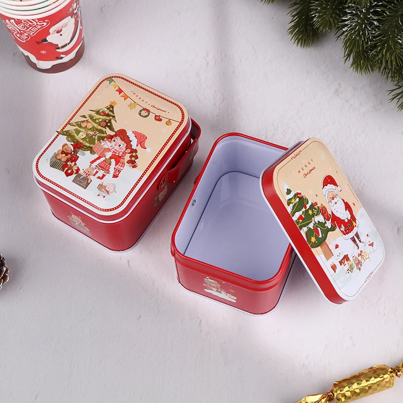 1 pc Christmas Cookie Gift Storage Jar