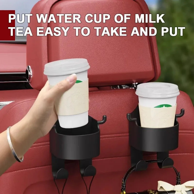 Multi-Function Car Seat Organizer with Cup Holder