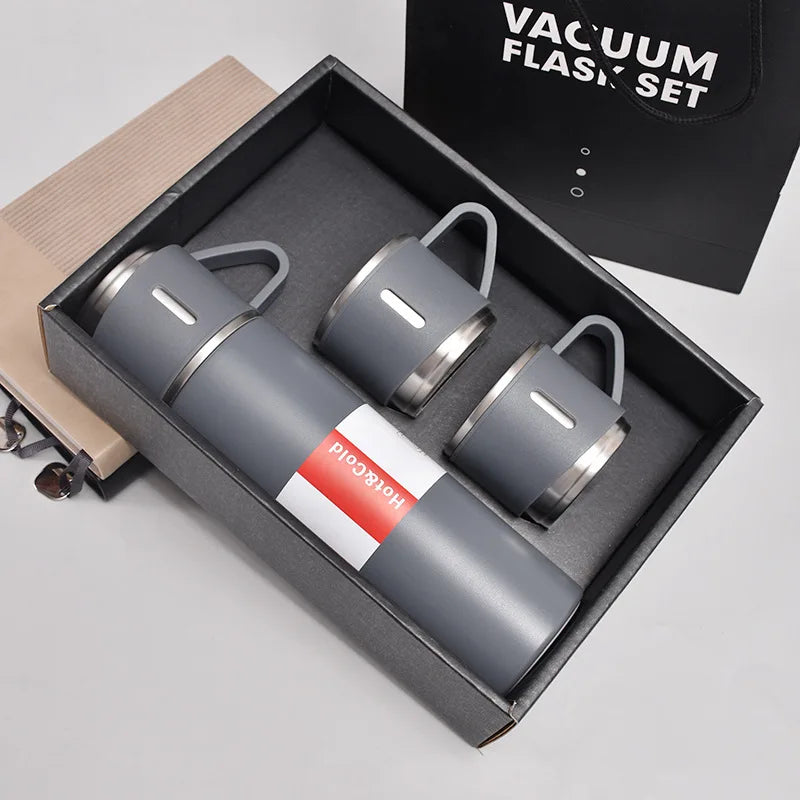 500ML Stainless Steel Flask Gift Set