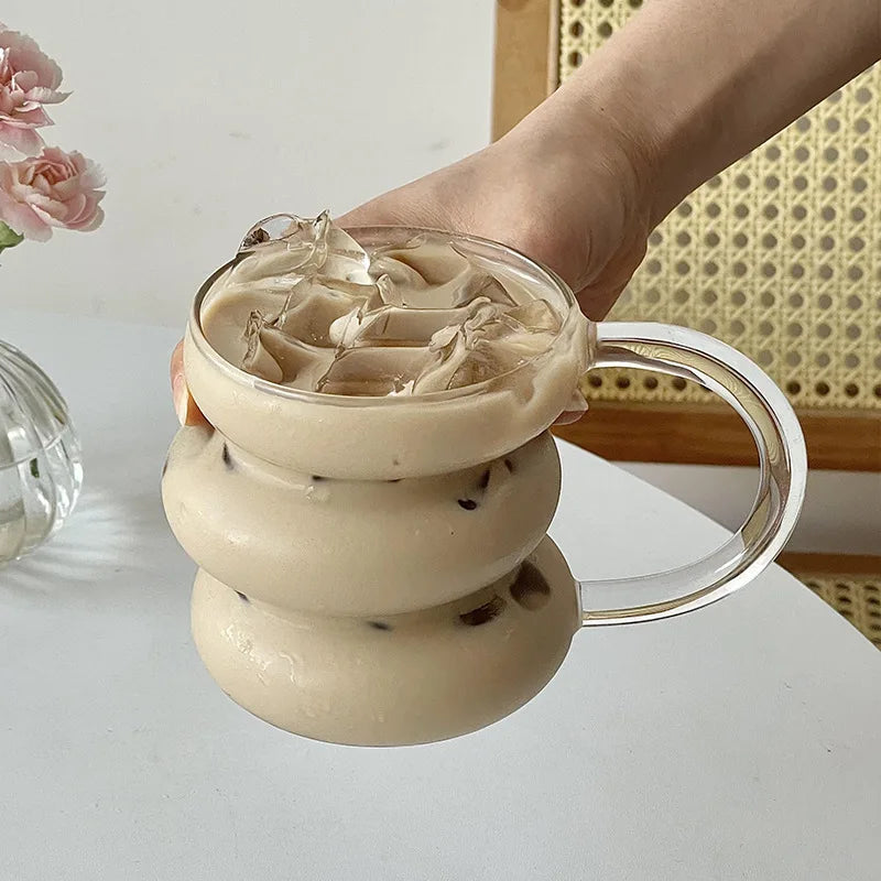 Bubbel Glass Coffee Mug