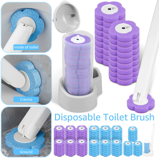 Ultimate Toilet Brush Refill Kit - 18/36 Disposable Heads