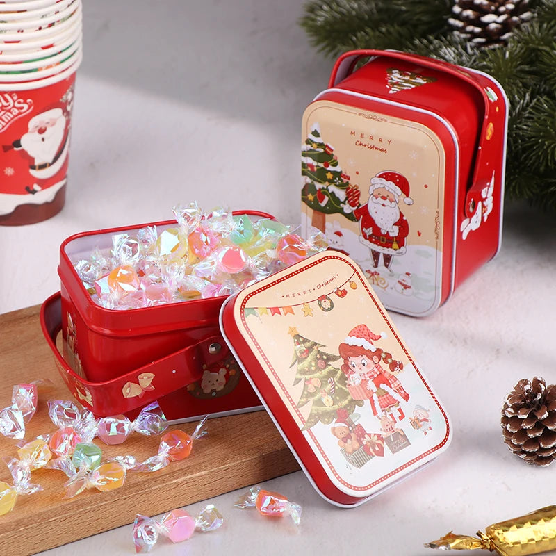 1 pc Christmas Cookie Gift Storage Jar