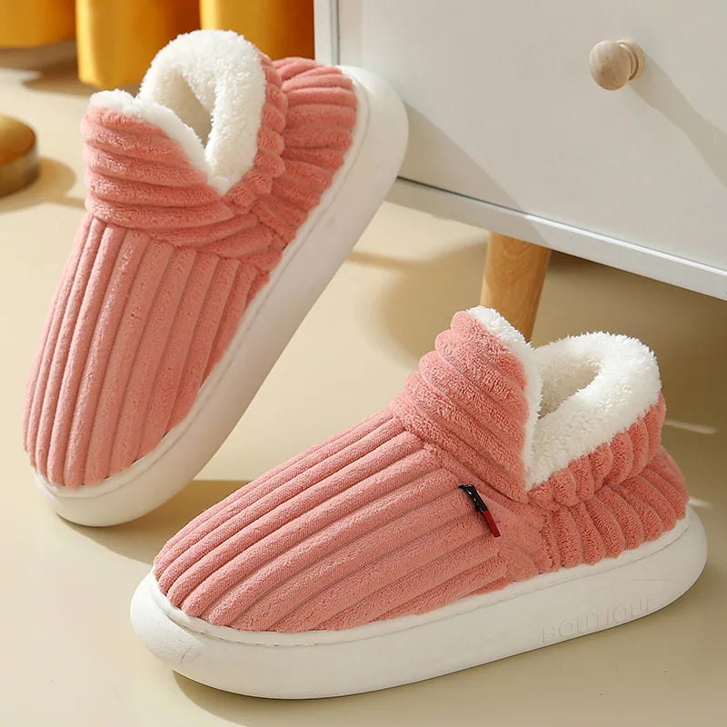 Winter Warm Plush Indoor Slippers