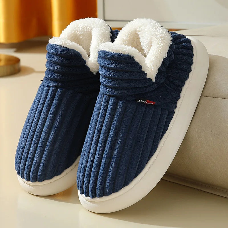 Winter Warm Plush Indoor Slippers