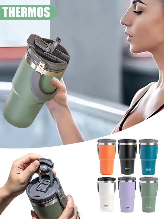 Insulated Travel Mug - Leakproof & Stainless Steel