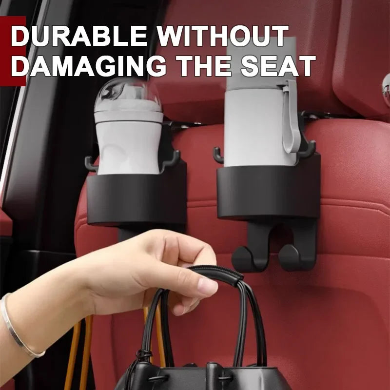 Multi-Function Car Seat Organizer with Cup Holder