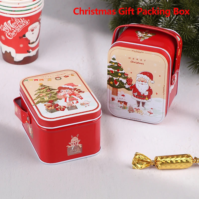 1 pc Christmas Cookie Gift Storage Jar