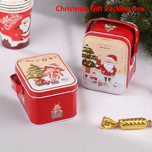 1 pc Christmas Cookie Gift Storage Jar