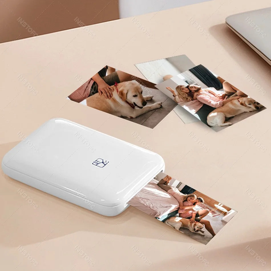 Pocket-Sized Bluetooth 2x3 Sticky-Backed Photo Printer