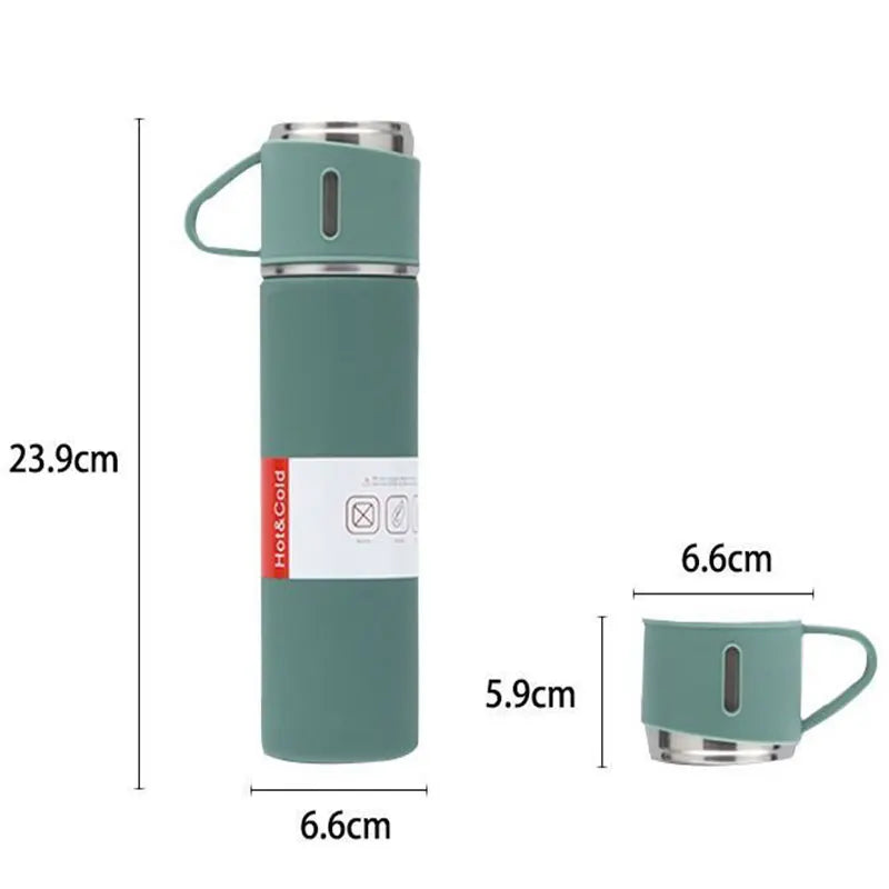 500ML Stainless Steel Flask Gift Set