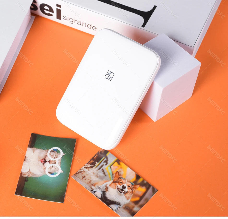 Pocket-Sized Bluetooth 2x3 Sticky-Backed Photo Printer