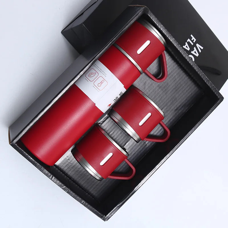 500ML Stainless Steel Flask Gift Set