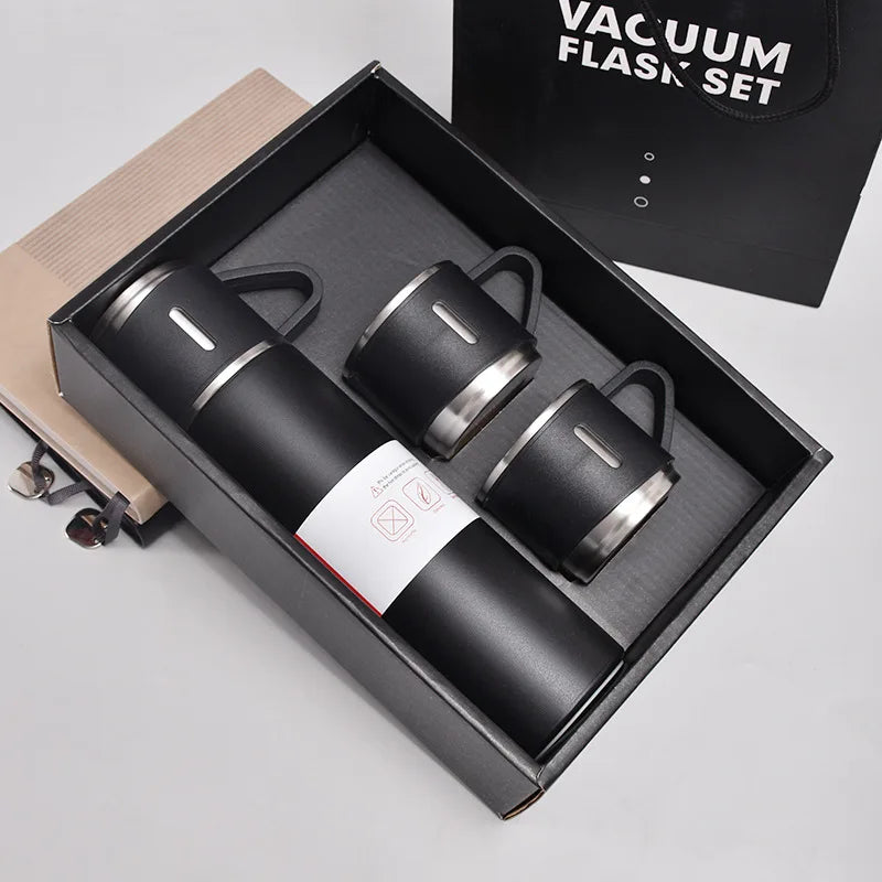 500ML Stainless Steel Flask Gift Set