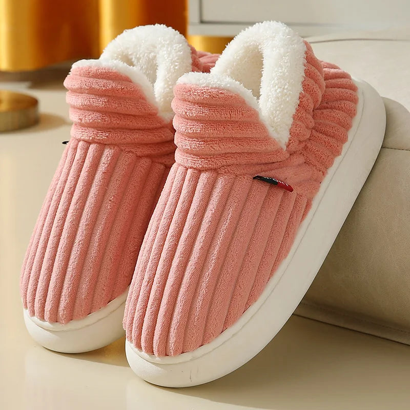 Winter Warm Plush Indoor Slippers