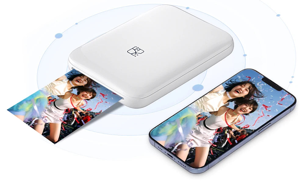 Pocket-Sized Bluetooth 2x3 Sticky-Backed Photo Printer