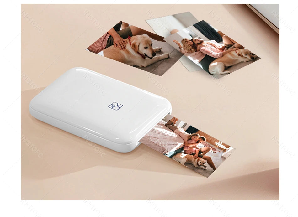 Pocket-Sized Bluetooth 2x3 Sticky-Backed Photo Printer