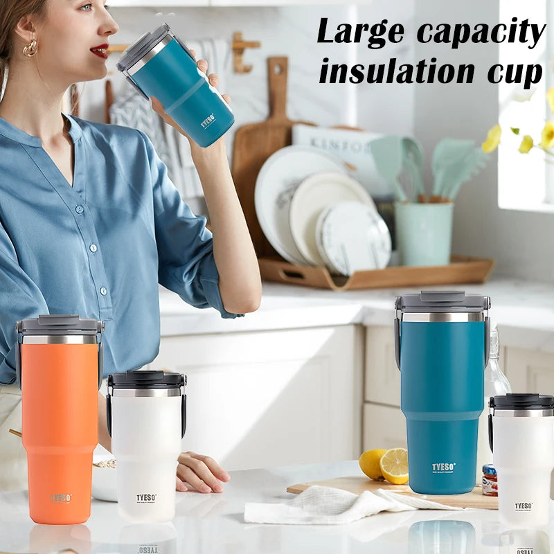 Insulated Travel Mug - Leakproof & Stainless Steel