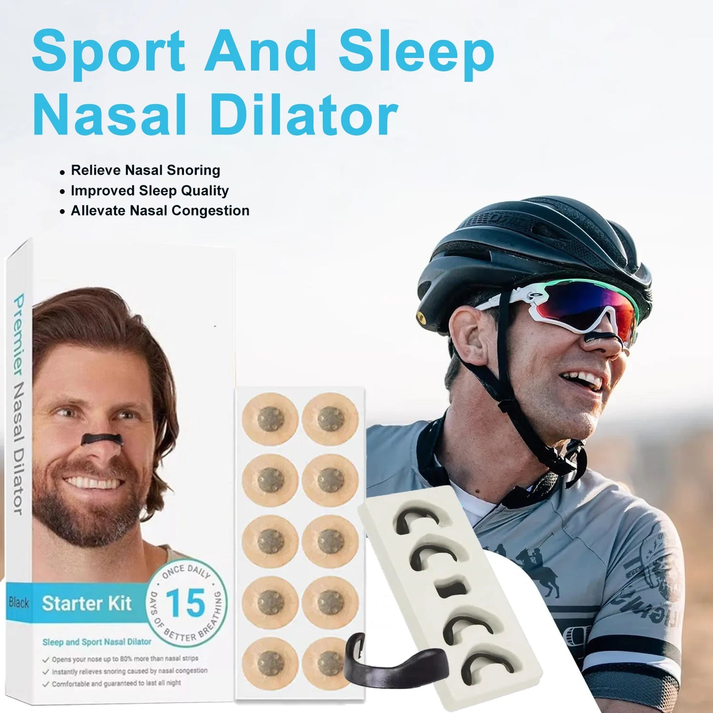 Magnetic Nasal Breathing Strips