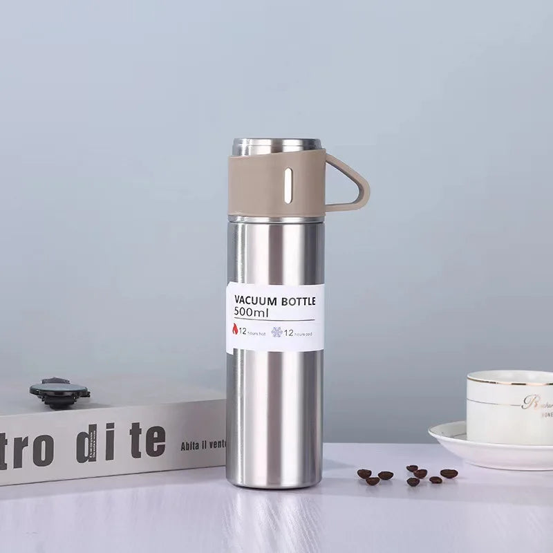 500ML Stainless Steel Flask Gift Set