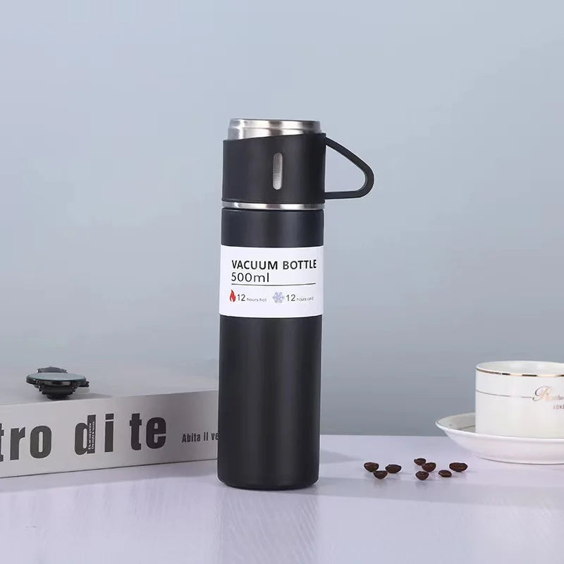 500ML Stainless Steel Flask Gift Set