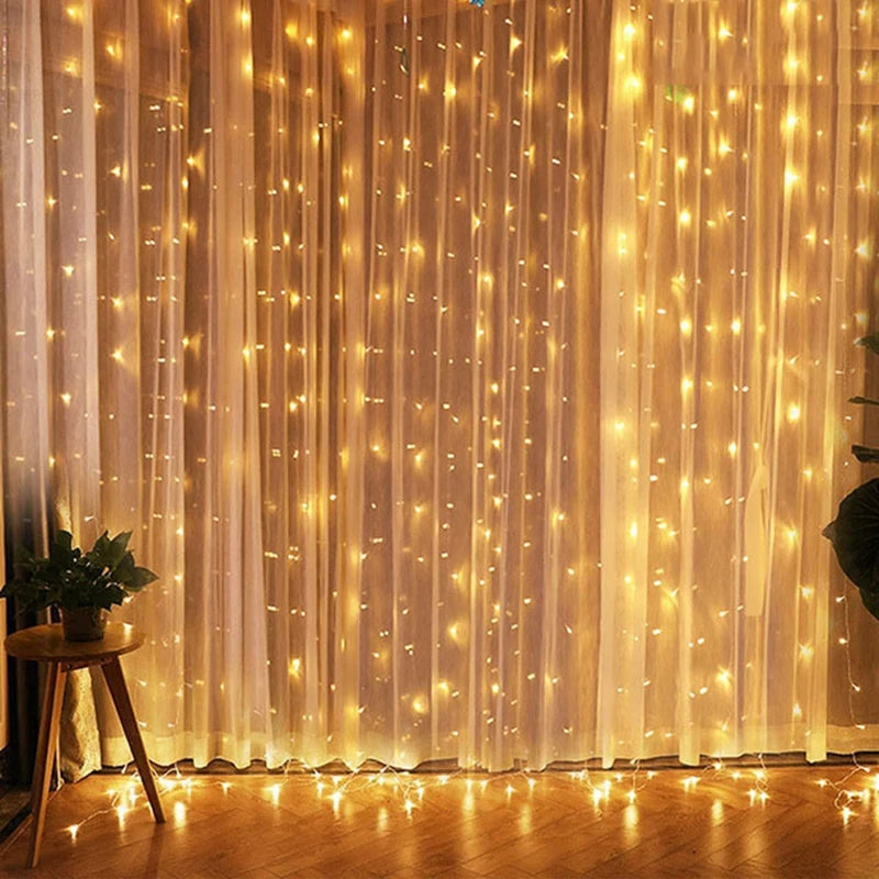 USB String Light - Curtain Light decore