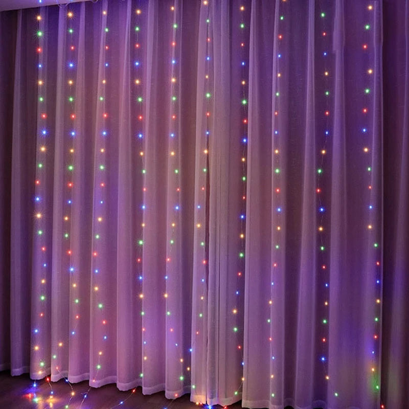 USB String Light - Curtain Light decore