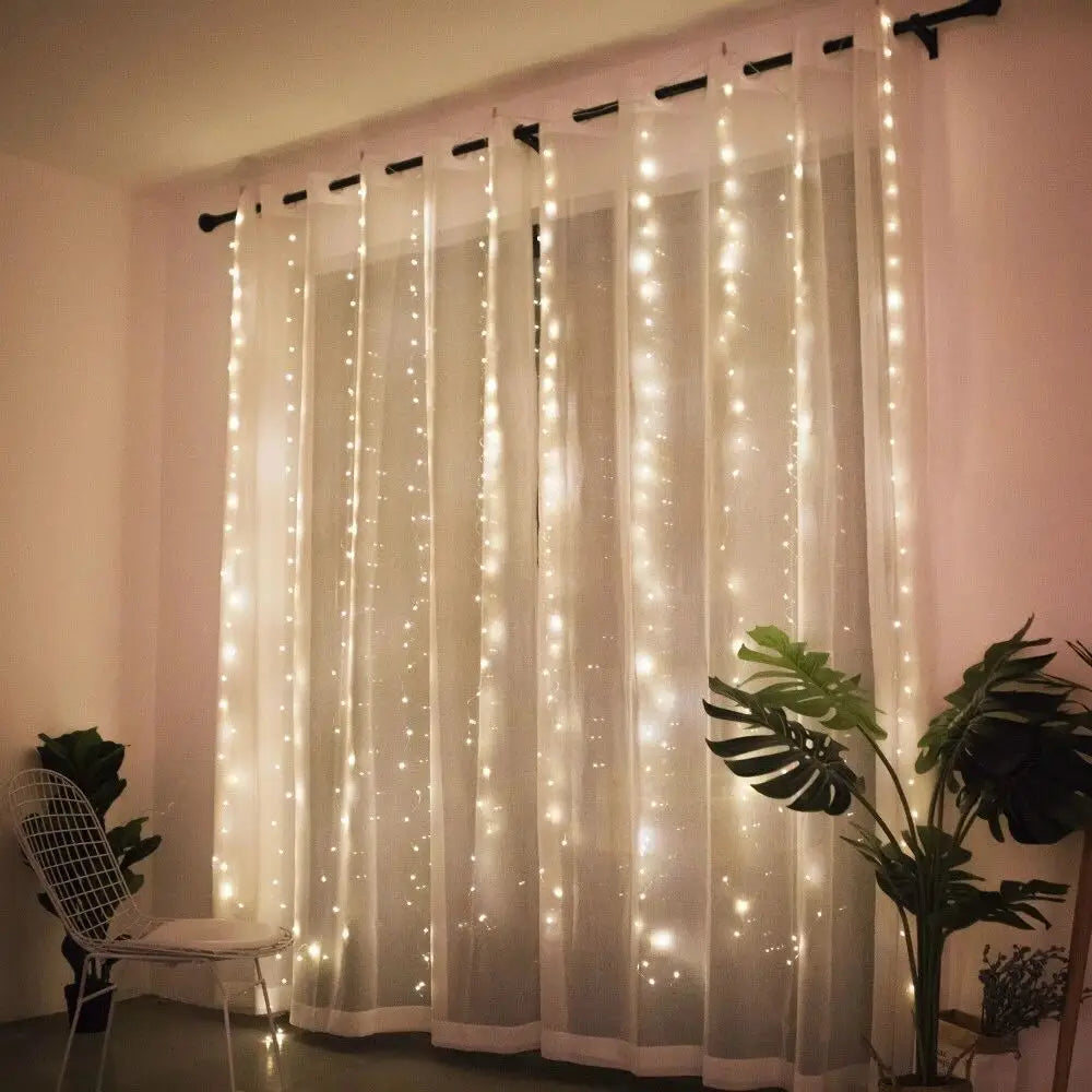 USB String Light - Curtain Light decore